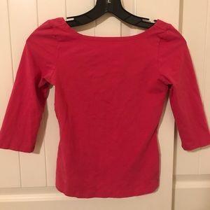 Banana republic reversible pink top xs
